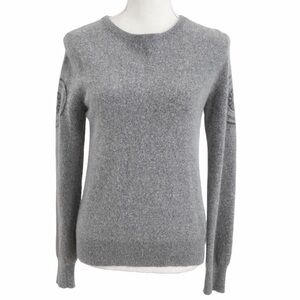 RED VALENTINO GREY WOOL CASHMERE BLEND PULLOVER SWEATER - M